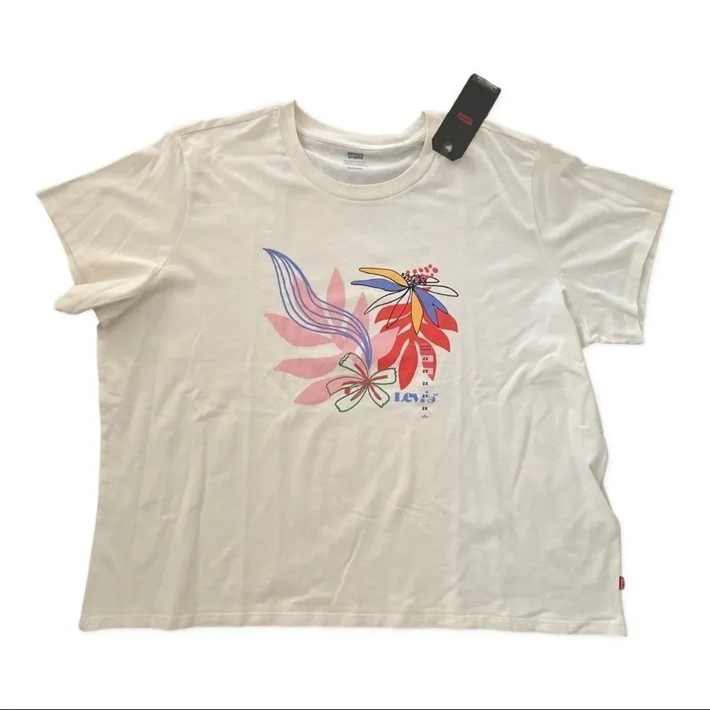 Levi’s Plus Size Floral T-Shirt